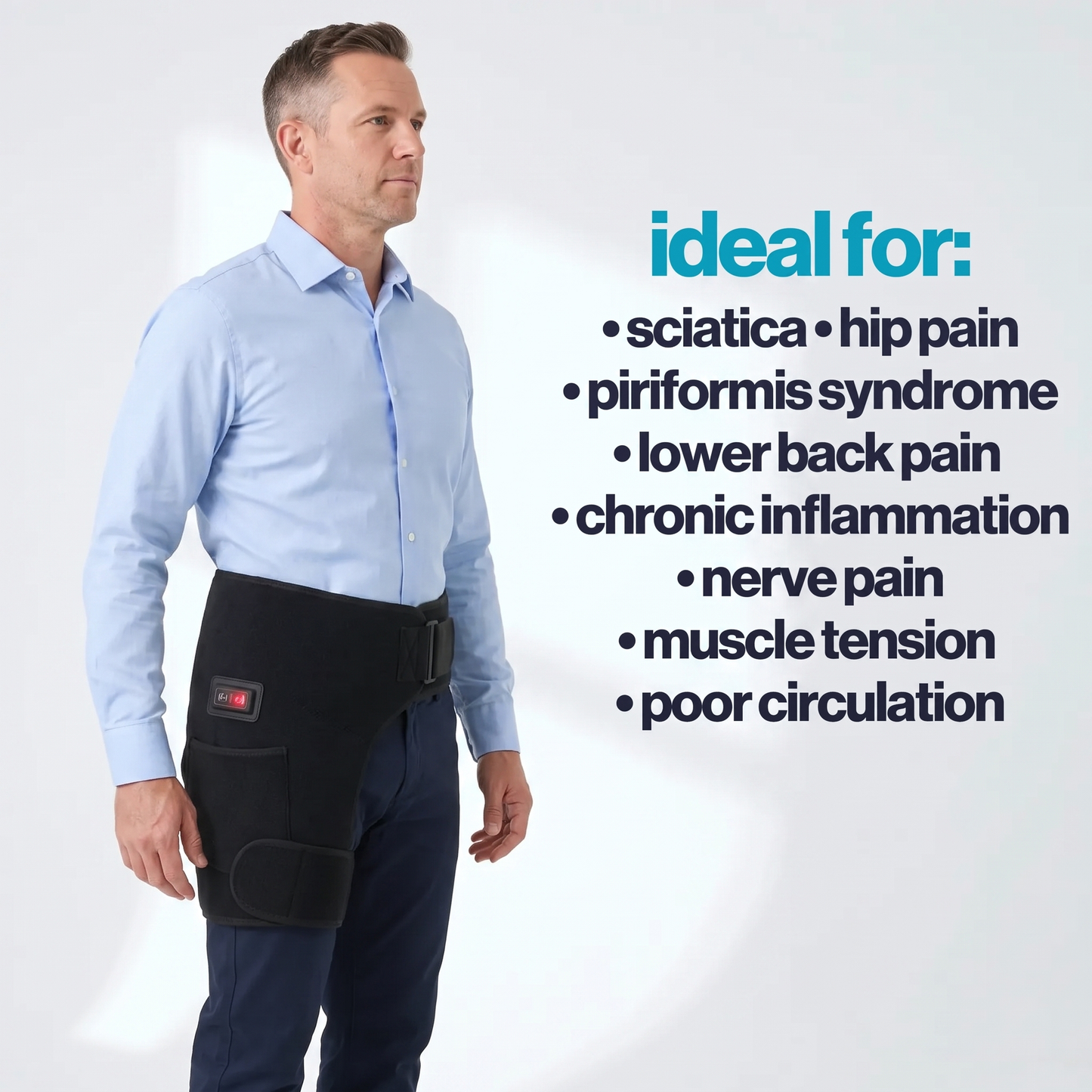 4-in-1 Hip Therapy Belt — Sit-Stand Relief System