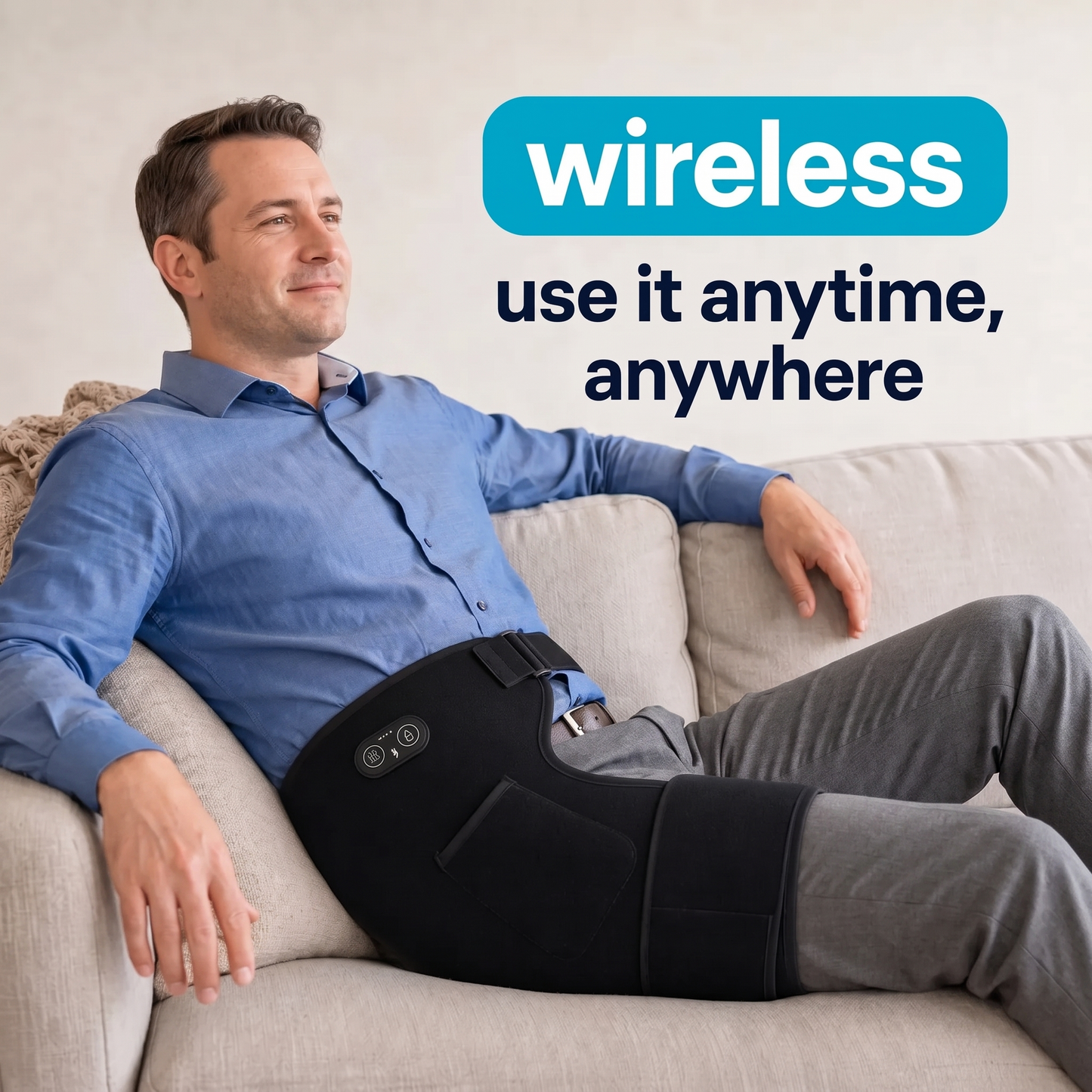 4-in-1 Hip Therapy Belt — Sit-Stand Relief System