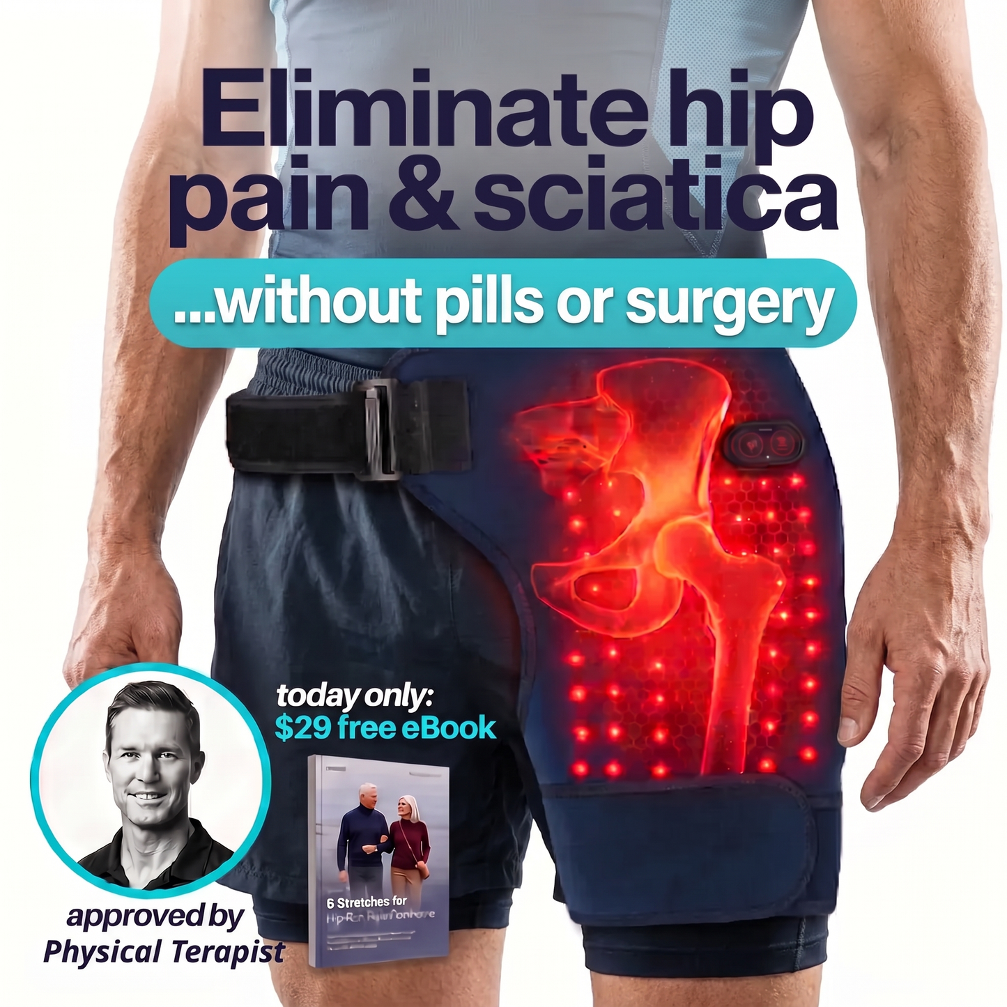 4-in-1 Hip Therapy Belt — Recovery for Runners
